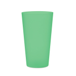 Wiederverwendbarer Becher aus PP mit gefrosteter Oberfläche, 500 ml.