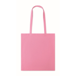 Günstige Baumwolltasche in bunten Farben für Events, 180 g/m² farbe rosa zweite Ansicht