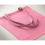 Günstige Baumwolltasche in bunten Farben für Events, 180 g/m² farbe rosa drittes Detailbild