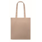 Günstige Baumwolltasche in bunten Farben für Events, 180 g/m2 farbe sandbraun zweite Ansicht