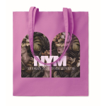 Günstige Baumwolltasche in bunten Farben für Events, 180 g/m2 farbe violett Hauptansicht