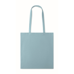 Günstige Baumwolltasche in bunten Farben für Events, 180 g/m² farbe hellblau zweite Ansicht