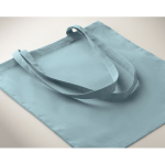 Günstige Baumwolltasche in bunten Farben für Events, 180 g/m² farbe hellblau drittes Detailbild