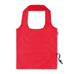Faltbare Tasche aus recyceltem Kunststoff in vielen Farben farbe rot