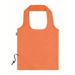 Faltbare Tasche aus recyceltem Kunststoff in vielen Farben farbe orange dritte Ansicht