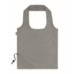Faltbare Tasche aus recyceltem Kunststoff in vielen Farben farbe dunkelgrau dritte Ansicht