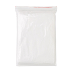 Regenmantel aus natürlich abbaubarem PLA für Herbst-Events farbe transparent