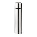 Thermoflasche aus Edelstahl mit doppelwandiger Isolierung 1 L farbe silber