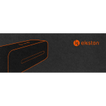 Werbeartikel Lautsprecher aus Stoff und ABS-Kunststoff mit Logo farbe dunkelgrau Ansicht der Schachtel