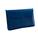 Aufblasbares Nackenkissen für Reisen in den Farben Blau oder Grau farbe blau Ansicht der Hülle