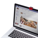 Webcam Cover Slider in Clipform in vielen Farben passend zum Image farbe rot dritte Ansicht
