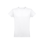 Günstiges T-Shirts aus kardierter Baumwolle, 150 g/m2, THC Luanda farbe weiß zweite Ansicht