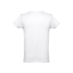 Günstiges T-Shirts aus kardierter Baumwolle, 150 g/m2, THC Luanda farbe weiß dritte Ansicht