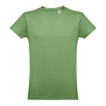 Günstiges T-Shirts aus kardierter Baumwolle, 150 g/m2, THC Luanda farbe smaragdgrün zweite Ansicht