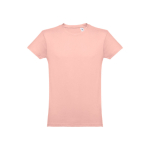 Günstiges T-Shirts aus kardierter Baumwolle, 150 g/m2, THC Luanda farbe lachsfarbig zweite Ansicht