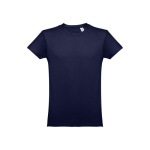 Günstiges T-Shirts aus kardierter Baumwolle, 150 g/m2, THC Luanda farbe ultramarinblau zweite Ansicht