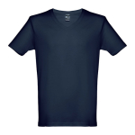 Günstige Unisex-T-Shirts bedrucken aus Baumwolle, 150 g/m2, THC Athen farbe dunkelblau zweite Ansicht
