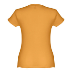 Günstiges tailliertes Damen-T-Shirt aus Baumwolle, 150 g/m2, THC Sofia farbe dunkelgelb