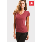 Tailliertes Damen-T-Shirt mit V-Ausschnitt, 150 g/m2, THC Athens