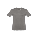 Günstiges Kinder-T-Shirt bedrucken aus Baumwolle, 150 g/m2, THC Quito farbe dunkelgrau zweite Ansicht