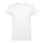 Unisex-T-Shirts mit Logo aus kardierter Baumwolle, 190 g/m2, THC Ankara farbe weiß