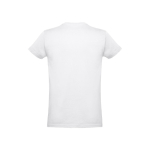 Unisex-T-Shirts mit Logo aus kardierter Baumwolle, 190 g/m2, THC Ankara farbe weiß dritte Ansicht