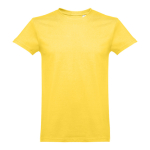 Unisex-T-Shirts mit Logo aus kardierter Baumwolle, 190 g/m2, THC Ankara farbe gelb