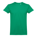 Unisex-T-Shirts mit Logo aus kardierter Baumwolle, 190 g/m2, THC Ankara farbe grün