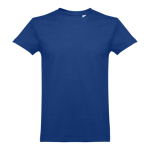 Unisex-T-Shirts mit Logo aus kardierter Baumwolle, 190 g/m2, THC Ankara farbe köngisblau