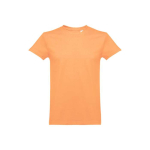 Unisex-T-Shirts mit Logo aus kardierter Baumwolle, 190 g/m2, THC Ankara farbe korallenrot zweite Ansicht