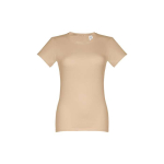 Tailliertes Damen-T-Shirt aus Baumwolle, 190 g/m2, THC Ankara farbe hellbraun zweite Ansicht