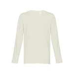Unisex-Langarm-T-Shirts aus Baumwolle, 150 g/m2, THC Bucharest farbe pastelgrün zweite Ansicht