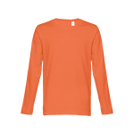 Unisex-Langarm-T-Shirts aus Baumwolle, 150 g/m2, THC Bucharest farbe goldgelb