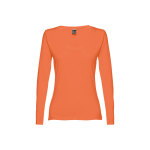 Langärmeliges Damen-T-Shirts aus Baumwolle, 150 g/m2, THC Bukarest farbe goldgelb