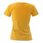 Damen-T-Shirts mit Logo aus Baumwolle, 150 g/m2, Keya farbe gold
