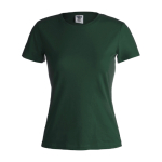 T-Shirts als Werbemittel für Damen aus 100 % Baumwolle, 180 g/m2, Keya farbe dunkelgrün