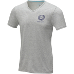 T-Shirts mit Logo aus Bio-Baumwolle, 200 g/m2, Elevate NXT farbe grau Ansicht mit Siebdruck