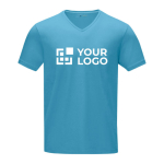 T-Shirts mit Logo aus Bio-Baumwolle, 200 g/m2, Elevate NXT Ansicht mit Druckbereich