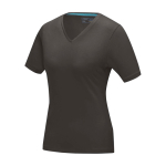 T-Shirt für Damen mit Logo aus Bio-Baumwolle, 200 g/m², Elevate NXT farbe aschgrau