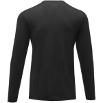 Langarm-Shirt aus weicher Bio-Baumwolle, 200 g/m², Elevate NXT farbe schwarz zweite Rückansicht