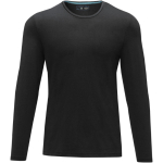 Langarm-Shirt aus weicher Bio-Baumwolle, 200 g/m², Elevate NXT farbe schwarz zweite Vorderansicht