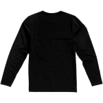 Langarm-Shirt aus weicher Bio-Baumwolle, 200 g/m², Elevate NXT farbe schwarz flache Ansicht