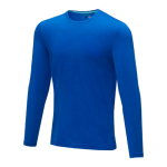 Langarm-Shirt aus weicher Bio-Baumwolle, 200 g/m², Elevate NXT farbe blau