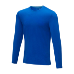 Langarm-Shirt aus weicher Bio-Baumwolle, 200 g/m², Elevate NXT farbe blau