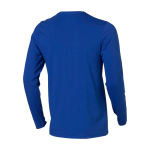 Langarm-Shirt aus weicher Bio-Baumwolle, 200 g/m², Elevate NXT farbe blau Rückansicht