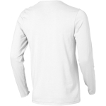Langarm-Shirt aus weicher Bio-Baumwolle, 200 g/m2, Elevate NXT farbe weiß Rückansicht