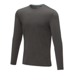 Langarm-Shirt aus weicher Bio-Baumwolle, 200 g/m², Elevate NXT farbe aschgrau