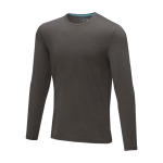 Langarm-Shirt aus weicher Bio-Baumwolle, 200 g/m², Elevate NXT farbe aschgrau