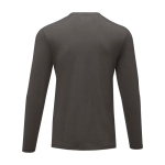 Langarm-Shirt aus weicher Bio-Baumwolle, 200 g/m², Elevate NXT farbe aschgrau zweite Rückansicht
