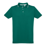 Slim-Fit-Poloshirts mit Logo aus Baumwolle, 210 g/m2, THC Rome